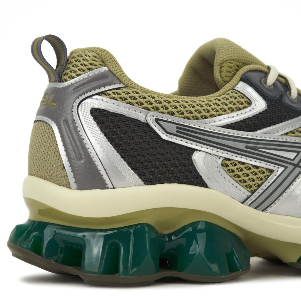 Asics Gel Quantum Kinetic Khaki Beige Pure Silver Unisex Sneakers Green 1203A270-252