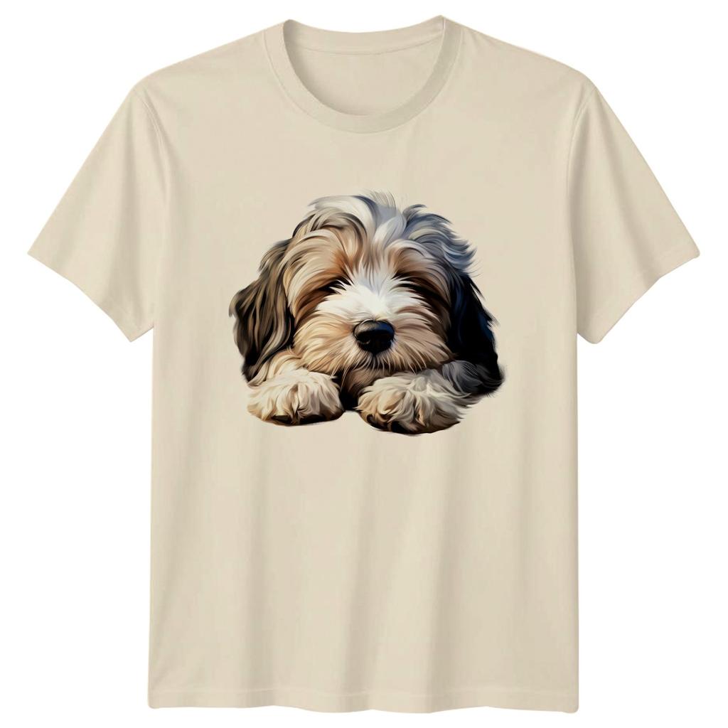 Fluffy Dog Animals Dogs Unisexs TShirt Unisexs Tee Graphic Unisex Top Pet Design