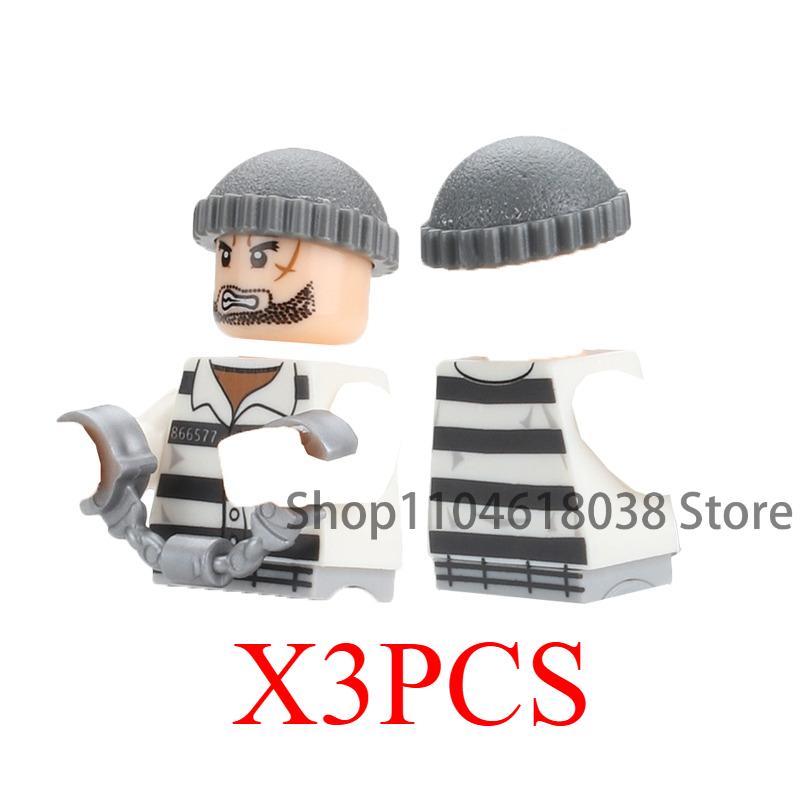 Military Soldiers Figures Weapons Building Blocks Accessories Two-color Guns Assault Sniper Rifles M16 M4 Model Bricks Toy Gift