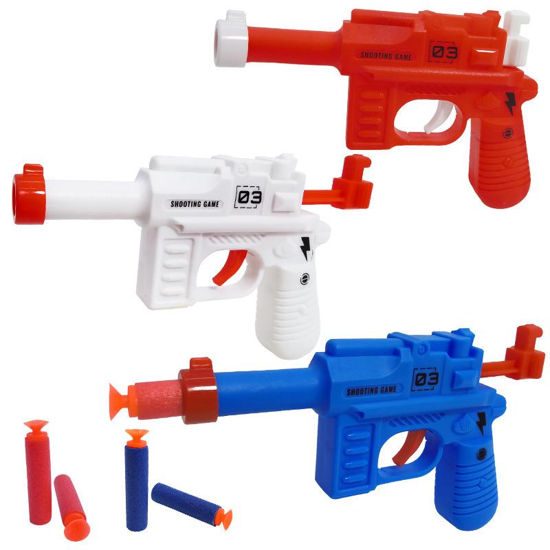 3 Pcs Colorful Toy Blaster Set Safe Soft Bullet Mini Launcher for Young Boys Educational Toys Birthday Party Favors for Ages 3-7