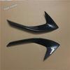 Chrome / Carbon Fiber Look Front Fog Lights Lamps Eyebrow Strip Cover Trim For Peugeot 3008 5008 GT 2017 -  Car Accessories