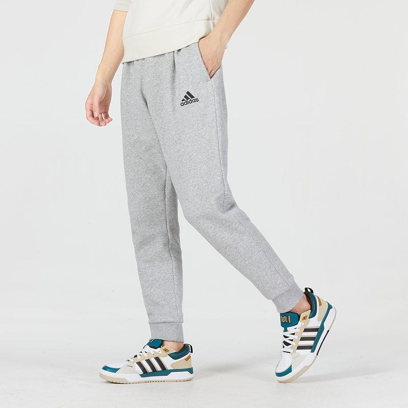 Adidas Knitted Sweatpants Men's Gray HL6877