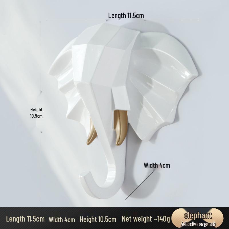 Antler Adhesive Entryway Key Hook – No-Drill Wall-Mounted Decorative Hook