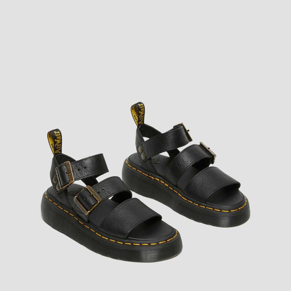 Sandals Dr. Martens Black Gryphon Quad