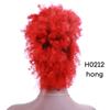 MISS WIG Estensioni sintetiche dei capelli Mohawk ricci crespi Pezzi di capelli colorati con clip per le donne Party