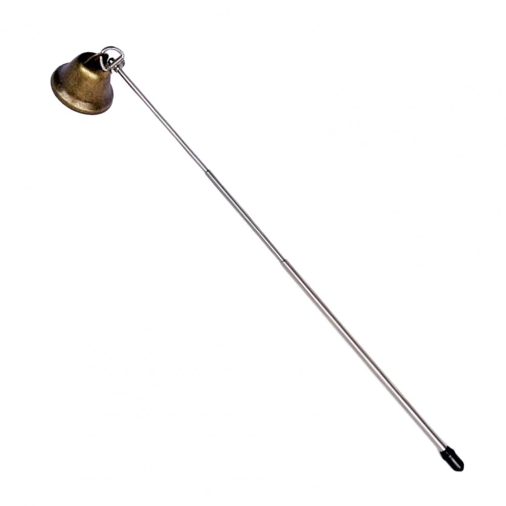 Rust-resistant Candle Snuffer Telescopic Handle Candle Extinguisher with Rotating Metal Snuffer Universal Flame for Tealight