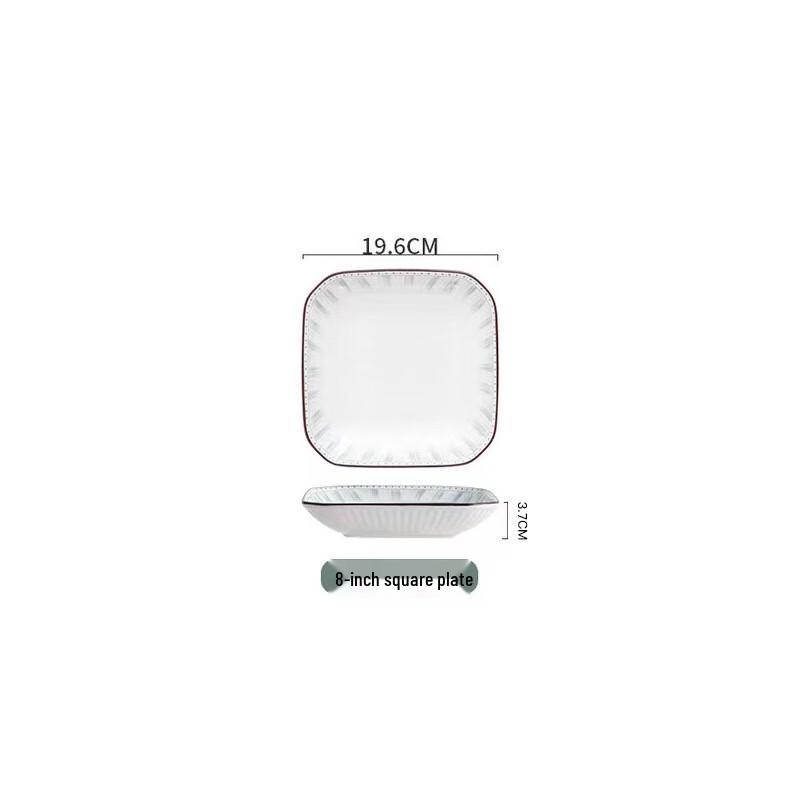 Nordic Style Ceramic Dinner Plate