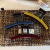 Large Velvet Hair Claw Clips - Strong Hold Non-Slip, Soft Fabric for Thick/Thin Hair, Daily/Party/Casual Hairstyle Accessories