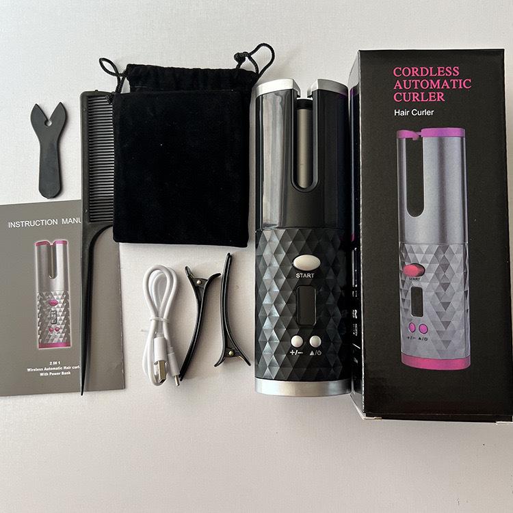 Unisex Wireless Auto Curling Iron - No-Scald, Effortless Styling Tool