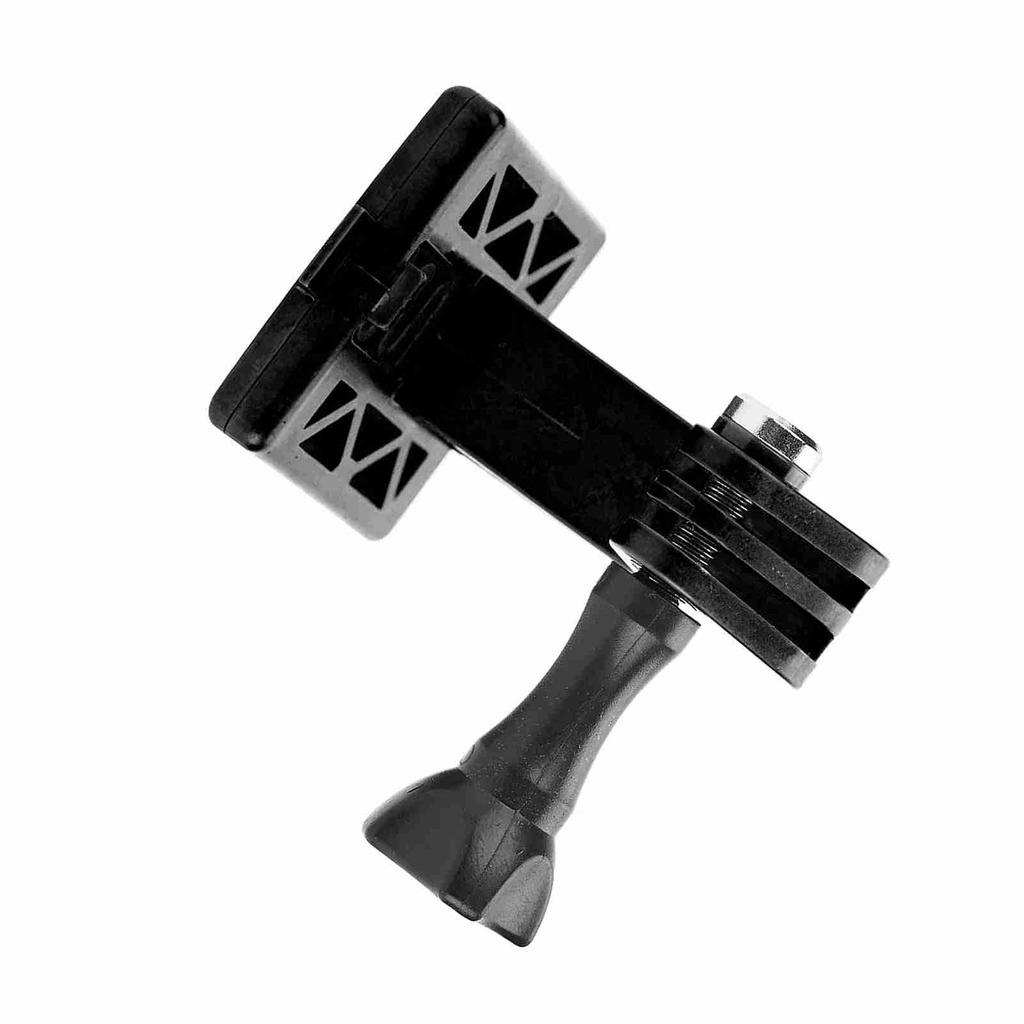 Lightweight Nylon Portable Helmet Adapter Base Fixed Mount for Camera (Black)