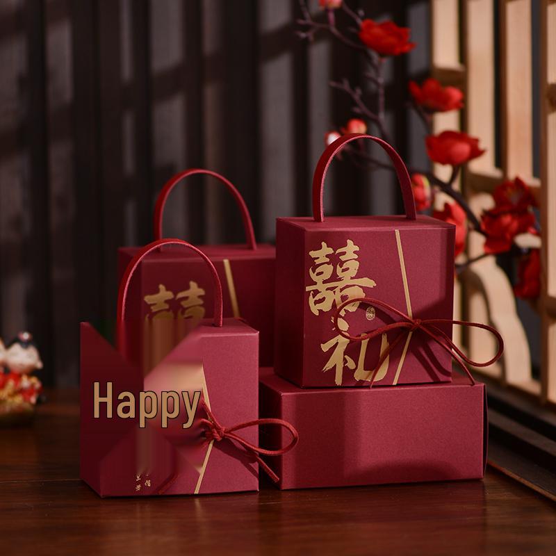 2025 Wedding Favor Handbag Candy Box - Finished Gift Box