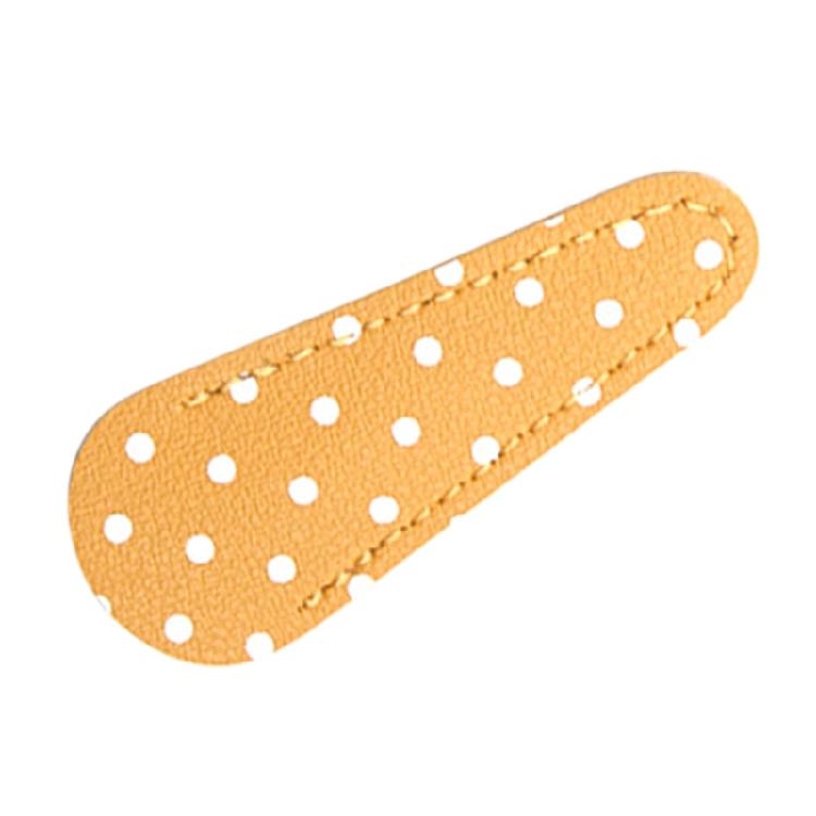 

Creative Scissors Sheath Covers Protector PU Leather Scissors Tip Protectors темно-желтого