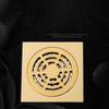 10x10cm Square Brass Floor Drain, Odor Proof Floor Drain Cover, Bathroom Shower Hardware, Bathroom Accessories Shower Drain