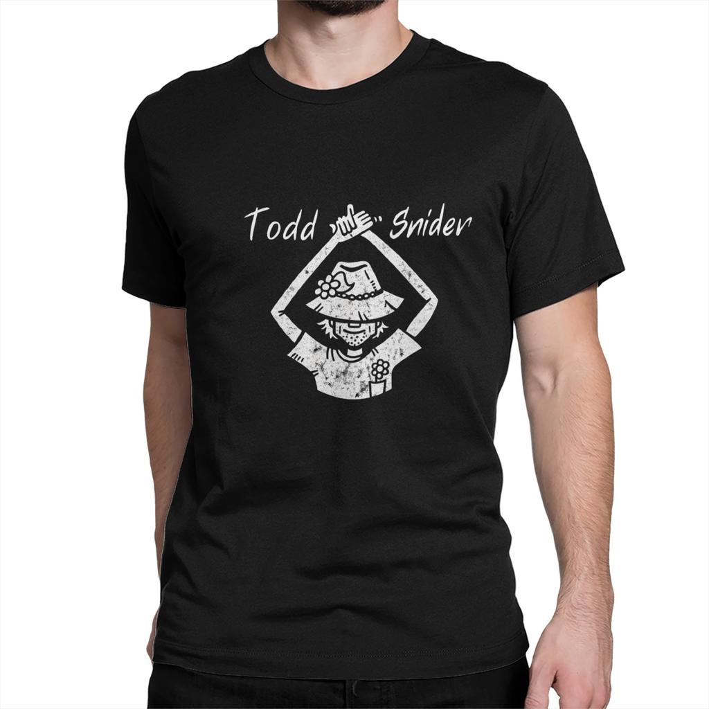 Todd Snider  100% Cotton T-Shirt For Men's Summer  Y2K Fun T Shirts O-Neck Harajuku Tee Shirt Oversized Pattern Tops