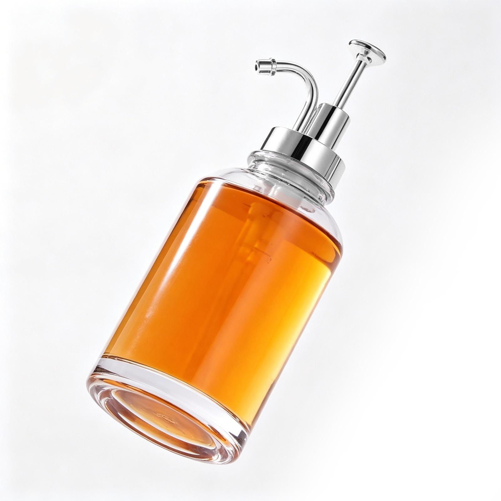 Koffiesiroop Dispenser 500ml Helder Verdikt Glas Zeepdispenser Fles voor Keuken Badkamer