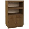 VidaXL Buffet haut Marron miel 67x40x108,5 cm Bois massif de pin 820160