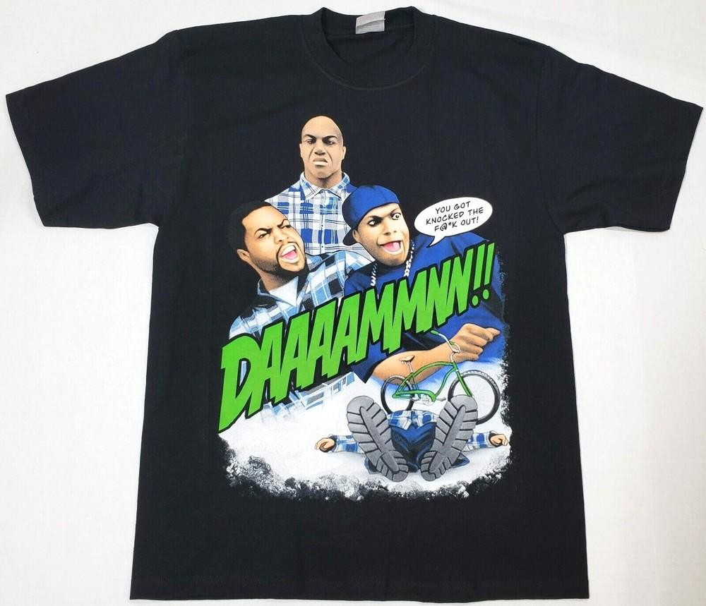 FRIDAY Movie T-shirt DAAAAMMNN!! Smokey Craig Deebo Urban Streetwear Tee New Unisex T-Shirt XXL