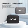 UJWG9 Oxford Cloth Car Styling Digital Storage Bag Portable USB Data Cable Storage Case For KIA K5 K2 Optima Soul Spectra Niro Cadenza