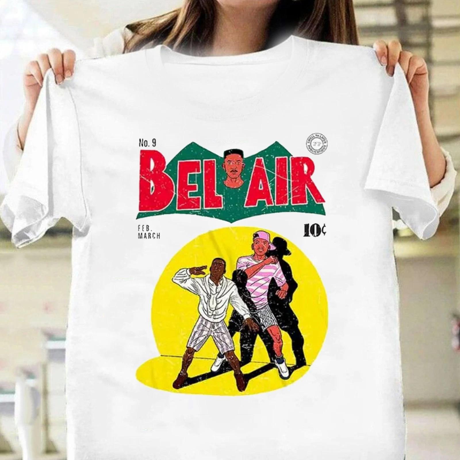 Funny Bel Air Tee, Classic Black TV Show Shirt, The Fresh Prince of Bel‑Air Tee S