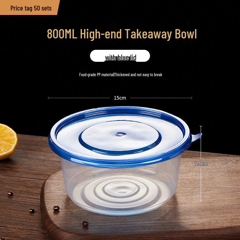 DM Disposable Round Lunch Box