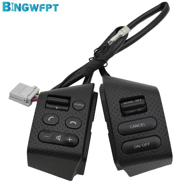 High Quality Left+Right Volume Phone Button Switch Steering Wheel Control Button For Nissan Tiida LIVINA Old Sylphy