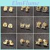 Tragus French Piercing Stainless Steel Bulldog Dog Earrings For Women Girls Ladies Novelty Anime Jewelry Bulk Pets Animal Stud
