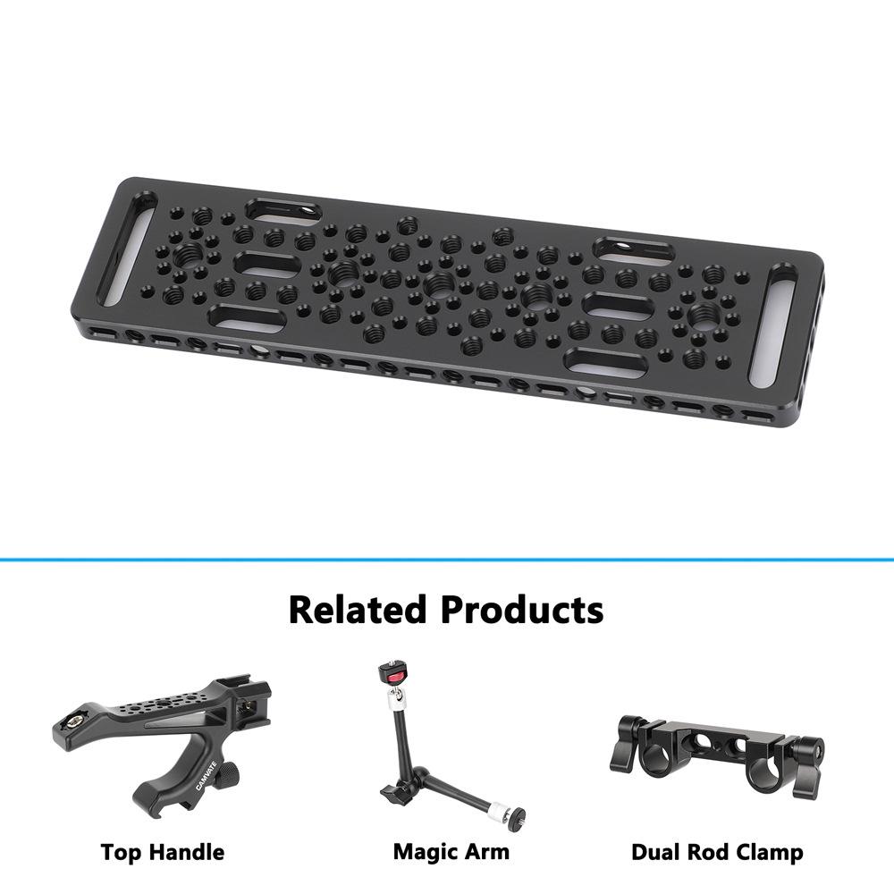 HDRIG Multi-Functional Cheese Plate with 1/4" & 3/8" ARRI Holes (#3828)