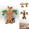 Cute And Soft Xiao Jing Ling Tree Monster Plush Toy Cartoon Style Green Color 30cm Height