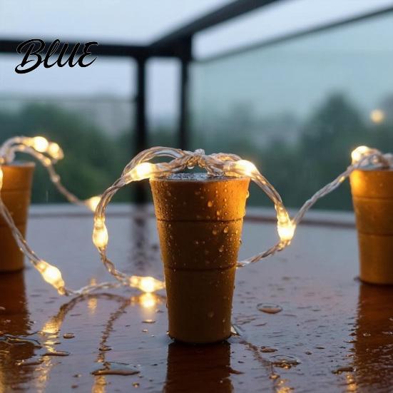 Copper Wire Fairy 46315 LED with Cork Bottle Light Lights Wine Solar Powered String Malleable