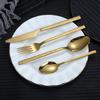 Cross Hammered Stainless Steel Cutlery Set - Luxury Knife, Fork, Spoon & Dessert Spoon
