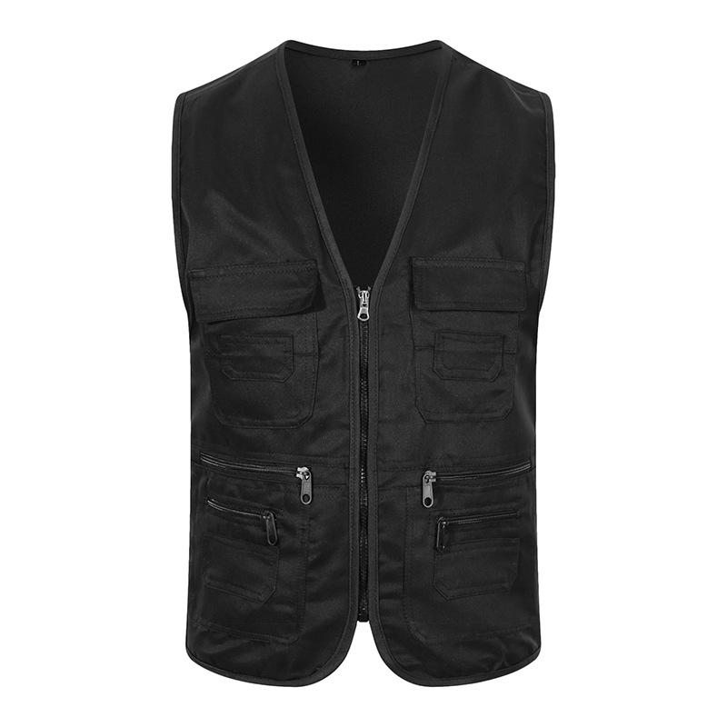 Outdoor Fishing Vest Multi-pocket Vest Men's Volunteer Volunteer Advertising Small Reporter Photography Overalls Vest