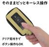 Key Smart Key Double Round with Carabiner Hook and Popular Character Curious Case, Compatible, Zipper, Keychain, Design, George, Yellow.