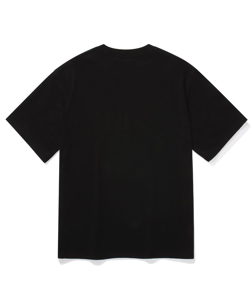 COLUMBIA UNIVERSITY Cu Signiture Small Logo T-Shirts Black