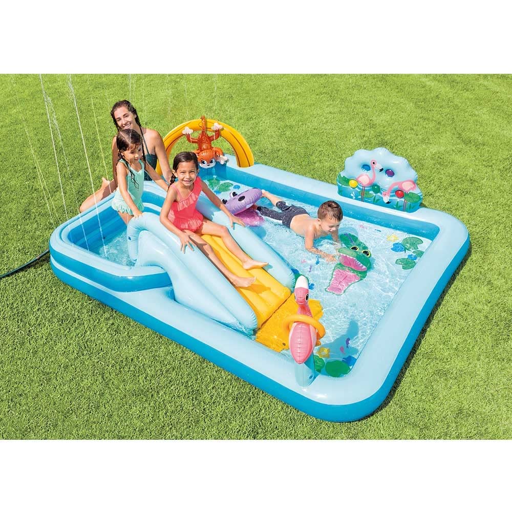 intex Jungle Adventure Play Center 244 X 198 X 71 57161 Japanese Pool, Cm, [Official Product]