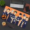 1Pc Haikyuu Team Spirit Gaming Mouse Pad Keyboard Desk Mat Non-slip Rubber Lock Edge Waterproof Computer Mousepad for Office Home Decor S1720