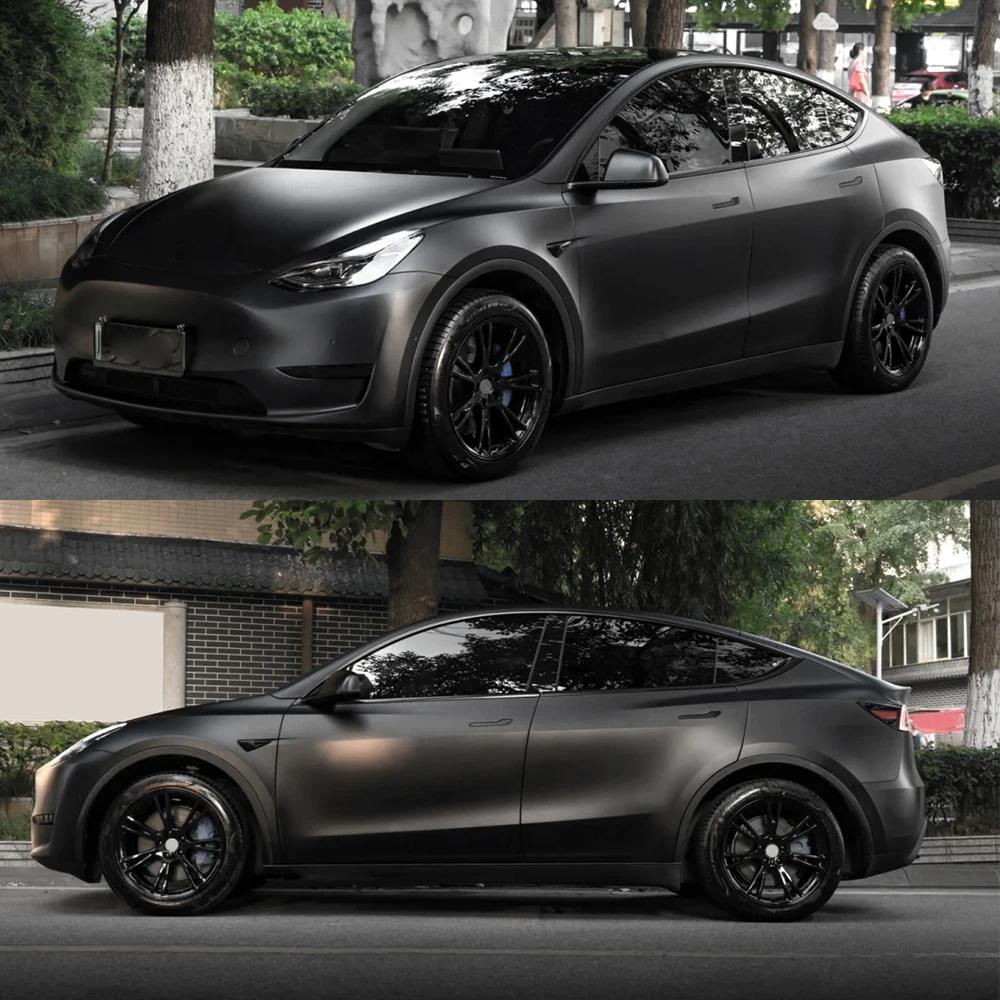 Adesivo per Auto Samurai Nero Adesivo per Auto Pellicola Vinilica Cambio Colore Pellicola Avvolgimento Senza Bolle Accessori Auto Interno Esterno