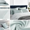 2 Pack Satin Pillowcase for Hair and Skin Super Soft and Cooling Similar To Silk Pillow Cases with Envelope Closure Home Textile
