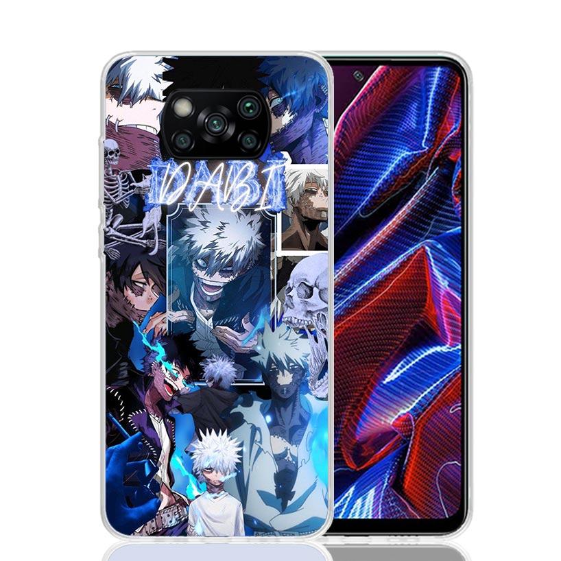 Dabi MHA My Hero A-Academy Phone Case For Xiaomi Poco X7 X6 X5 Pro F7 Ultra Redmi 15C 15 13 13C 12 12C 10 10A 10C 9 9A 9C 9T Cov