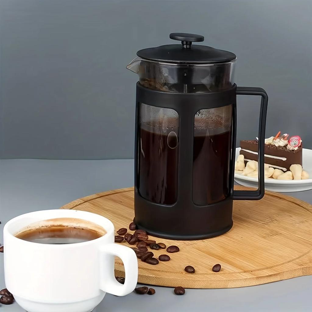 1pc-Black Teapot, Steaming Pot, Wooden Handle, Wooden Cover of Dual-purpose Tea Set, Suitable for Family, Restaurant, Hotel