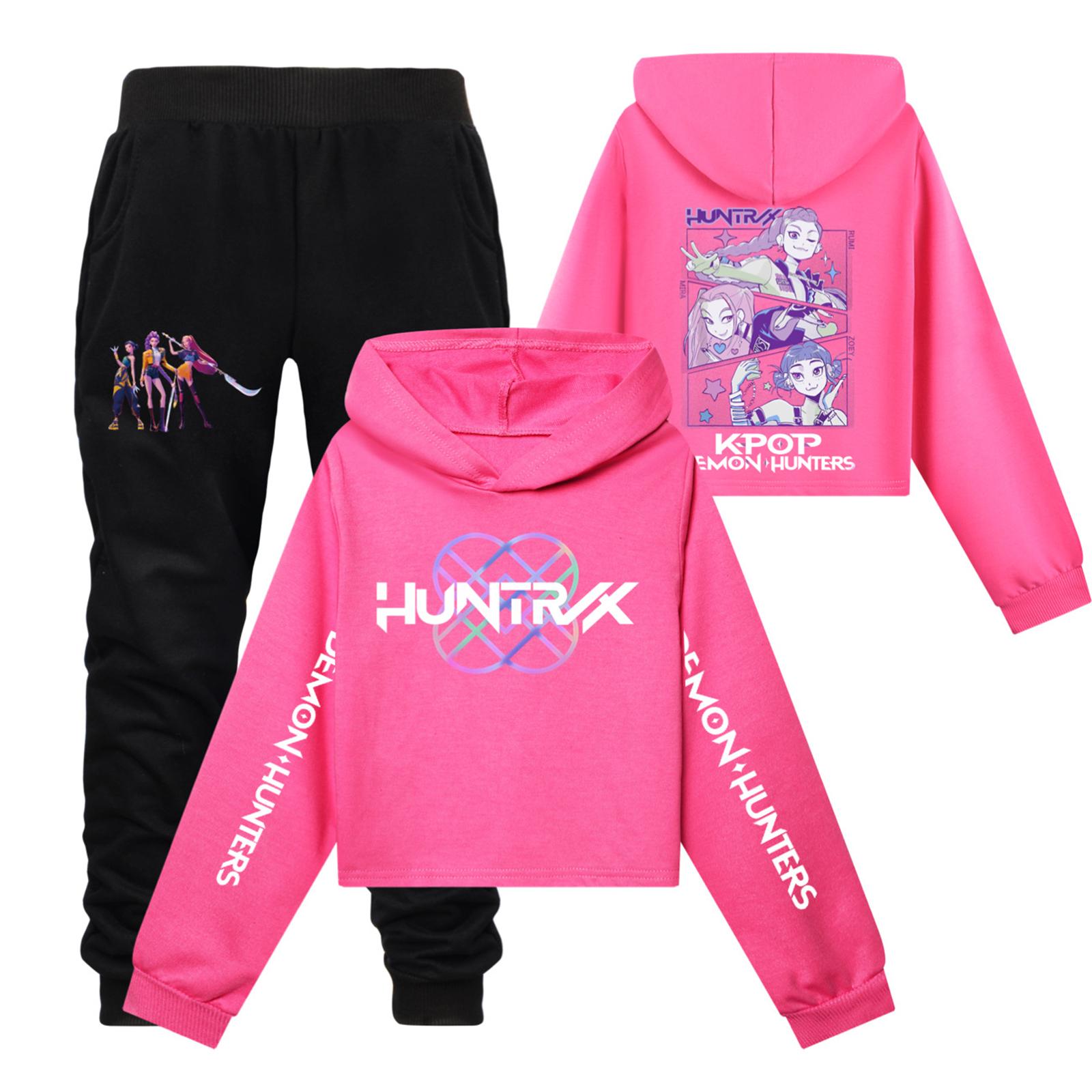 

Детский худи и брюки, двухпредметный спортивный костюм, комплект свитшота с длинным рукавом и принтом 130