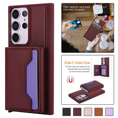 Magnetic Leather Wallet Card Phone Case for iPhone 15 14  Pro Max 13 Plus 12 11 for Samsung Galaxy S23 Ultra S22 A54 A14 A34 A53 A13 A52 Flip Cover