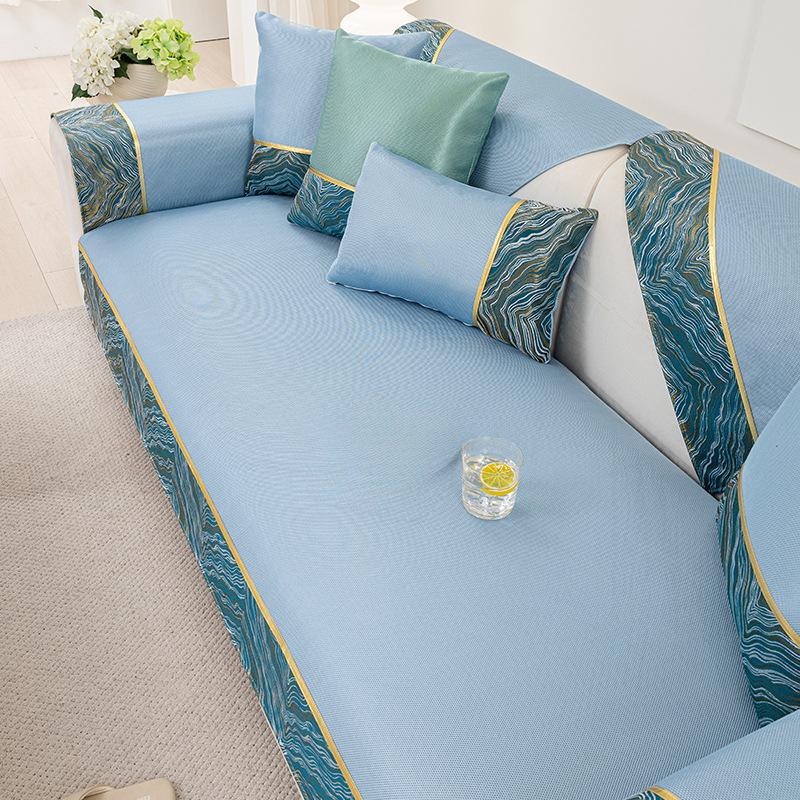 Ice Silk Summer Summer Summer Mat Sofa Cushion Four Seasons Universal Sofa Cover Cover Non-Slip Sofa Cushion Cushion