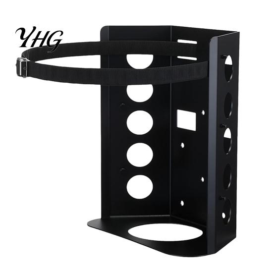 Propane Tank Mount Mounting Bracket, Adjustable Stainless Steel Strap Design, Heavy Duty Camping Gas Bottle Support Rust Resistant Holder for Outdoor