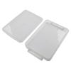 Document Organizer Box with Lid Stackable Desktop File Storage Container Clear PET Material for Office and Home Use