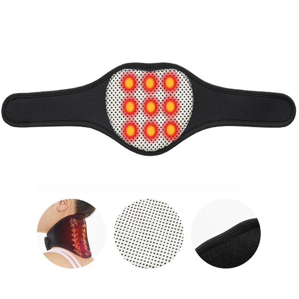Portable Self-Heating Neck Brace Spontaneous Heat Soft Cervical Pillow Adjustable Fit Magnetic Therapy Magnetic Neck Support