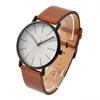SKAGEN Watch Signature 40mm Leather Strap Silver X Brown SKW6374 [Skagen] Men's [Item]