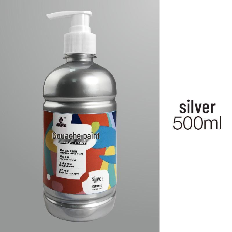 Kunstbedarf: 24-Farben 500ml Waschbares Gouache-Farben-Set für Bildungseinrichtungen und Kinder
