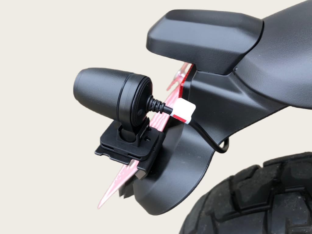 Hyo Rumu Motorcycle Drive Recorder Stay, Rear Camera License Plate