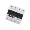 Three Phase Over And Under Voltage Protector Automatic Recovery Din Rail Adjustable Voltage Protective Device 63A 380V