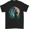 Unisex Ein Zauberer Recherche Beim Fantasie Mond Sorcier Herren 100% Baumwolle T shirt